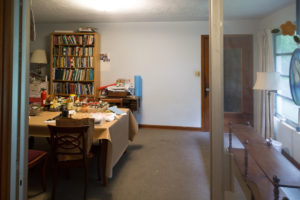 Here is our stove and preparation area: